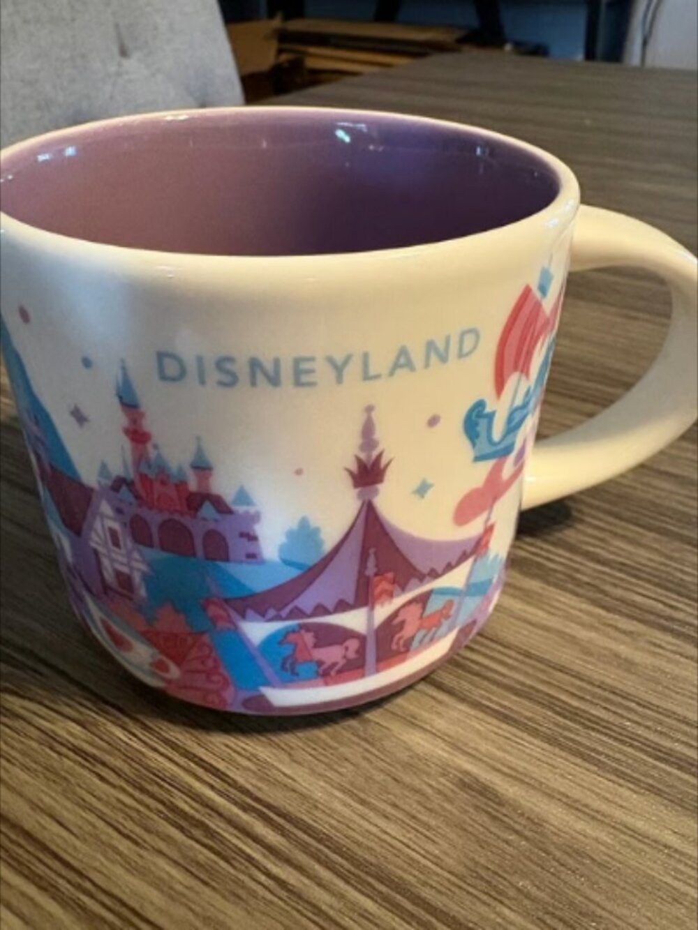 Disney Parks Disneyland Fantasyland You Are Here Starbucks 14 Oz Coffee Mug V2